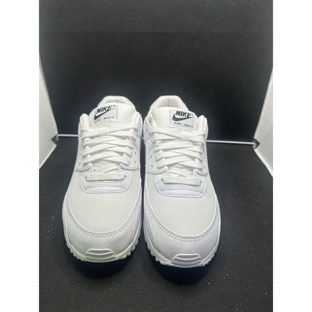 Nike Air Max 90 DH8010-101 Sneakers Women's 9.5 White Black Athletic Shoes UZI19 - Picture 2 of 8